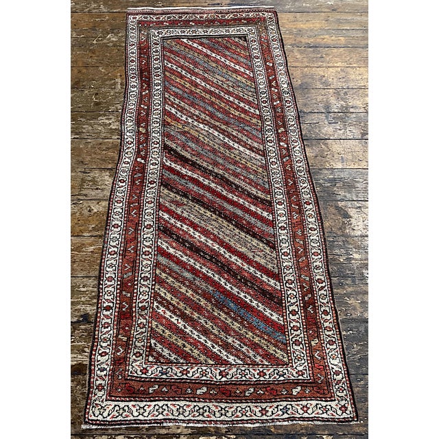 Antique Kurdish Runner Rug, 1890s For Sale - Image 4 of 18