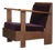 Art Deco Dutch Lady Armchair in Oak, 1920s For Sale