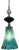 Art Glass Aqua Black Pendant Light For Sale - Image 12 of 18