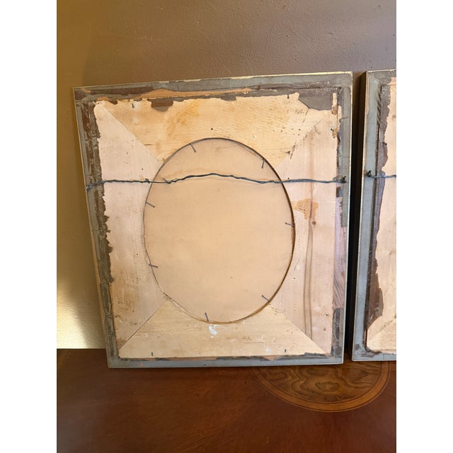 1940s Gold Framed Portraits: Thomas Sully "Major Biddle" & Anna Von Jagemann "Old Vienna" - A Pair For Sale - Image 15 of 16
