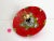 Red Floral Bowl Chandelier, C1960 For Sale - Image 8 of 10