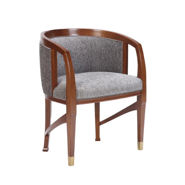 Wood Early 20th Century Vintage Viennese Secessionist Side Chair For Sale - Image 7 of 7