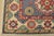 Kazak Runner 2’10” X 6’7” Blue Wool Tribal Hand-Knotted Oriental Rug For Sale - Image 9 of 12