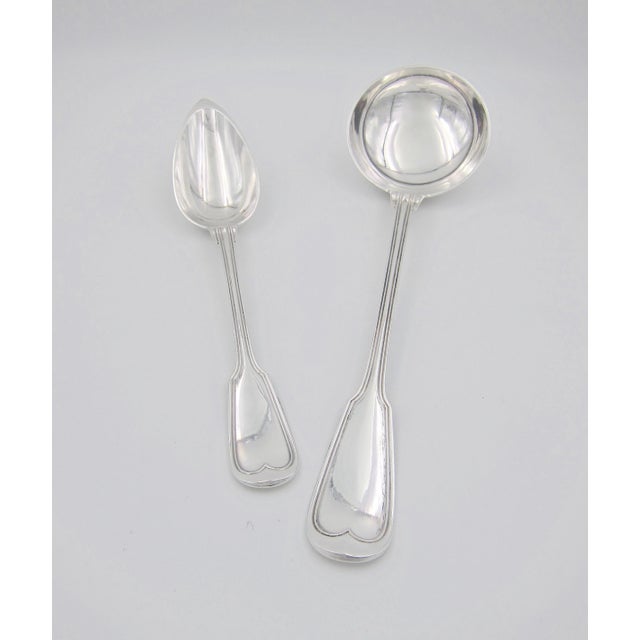 Antique Christofle Large Serving Spoon and Ladle in Original Box Chairish