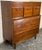 Mid-Century Modern Vintage Merton Gershun-Style Walnut Highboy Dresser by Carlton House For Sale - Image 3 of 17