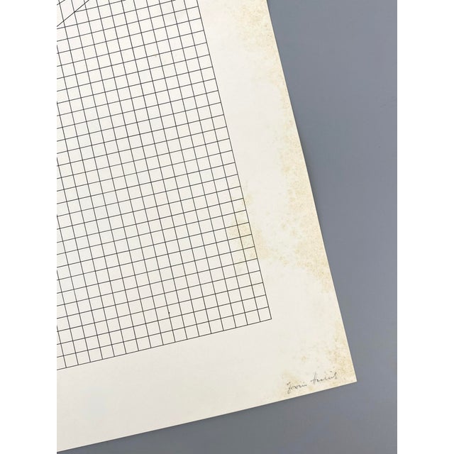 Mid-Century Modern Erwin Heerich, Composition, Late 1950s, Large Screen Print For Sale - Image 3 of 10