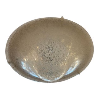 1970s Italian Angelo Vittorio Mazzega Murano Mushroom Flushmount Light For Sale