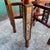 Antique Moroccan-Middle Eastern Brass and Wood Tea Tray Table- 2 Pieces For Sale - Image 12 of 12