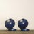 Glazed ceramic wall lamps. Stunning midnight blue color. Adjustable with nickel-plated brass joint. Excellent condition....