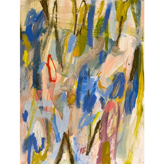 2020s Framed Abstract Acrylic Painting For Sale - Image 5 of 5