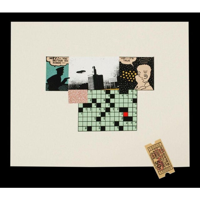 Michael McMillien "Flight to Mars" 11 Color Silkscreen Print Limited Edition 165 of 250 Signed For Sale In Los Angeles - Image 6 of 6