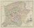 Antique Map of Oostergo, 1744 For Sale