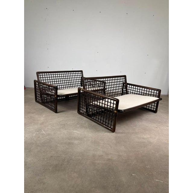1970s Basilian Sofas by Tobia Scarpa for B&B Maxalto, 1970s, Set of 2 For Sale - Image 5 of 14