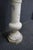 Italian Carved White Marble Pedestal Stand With Swivel Top For Sale - Image 9 of 9
