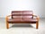 Mid-Century 2-Seater Sofa in Teak and Leather from L. Olsen & Søn For Sale - Image 4 of 8
