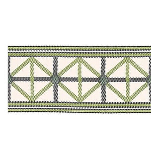 Schumacher Napoleon Indoor/Outdoor Tape, Moss For Sale