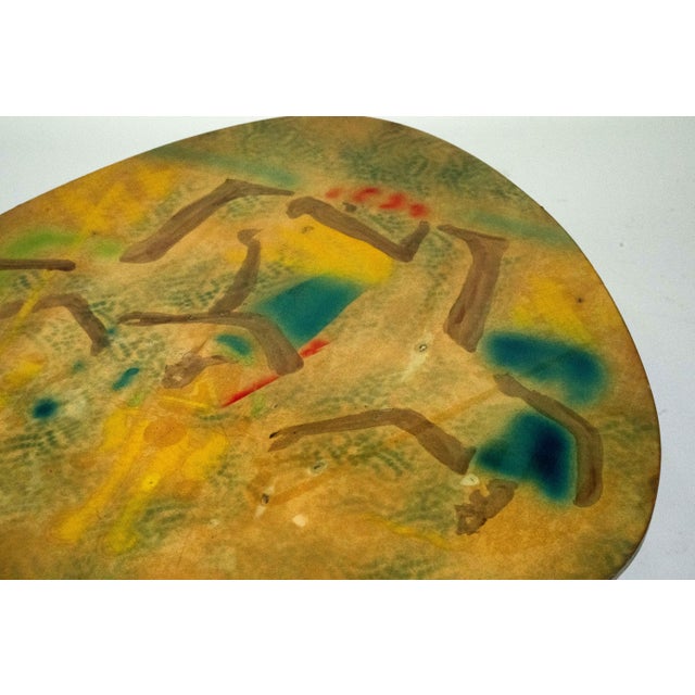 Mid-Century Modern Italian Tripod Coffee Table, 1950s For Sale - Image 11 of 13