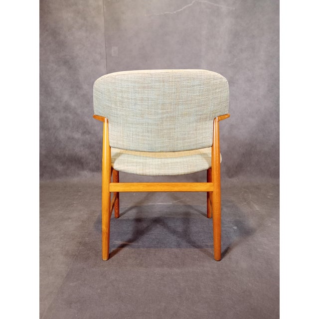 Wood Set of Chairs by Aksel Bender Madsen & Ejner Larsen for Fritz Hansen, 1960s For Sale - Image 7 of 14