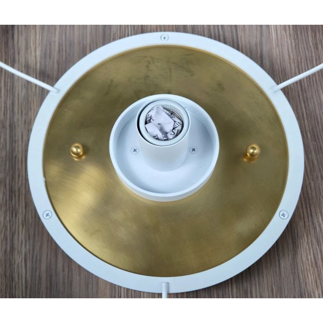 White Visual Comfort Kate Spade New York Eyre Flush Mount Light Fixture For Sale - Image 8 of 13