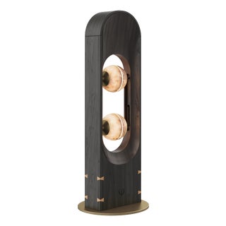 Foley Floor Lamp by Wood Tailors Club For Sale