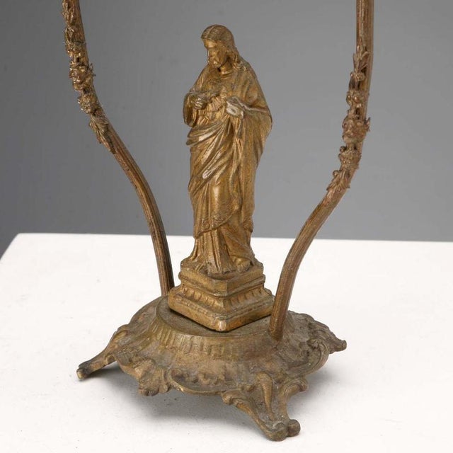 Statue of the Sacred Heart of Jesus Inside the Temple For Sale - Image 6 of 11