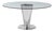 Modern Greg Sheres Style Stainless Steel Round Dining Table For Sale