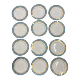 Vintage Paragon Fine Bone China England Dessert Plates- Set of 12 For Sale