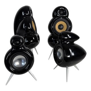 Scandyna Minipod + Micropod Designer Speakers from Simon Ghahary, Denmark, 2000s, Set of 4 For Sale