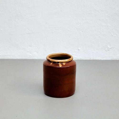 Rustic Ceramic Vases, 1940s, Set of 3 For Sale - Image 11 of 18