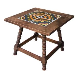 Early 20th Century Catalina Tile Table Mission Craftsman Arts & Craft Spanish