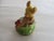 1950s Limoges Porcelain Trinket Box With Rabbit & Wheelbarrow For Sale - Image 5 of 11