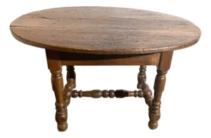 1820 English Oak Oval Shape Accent Table
