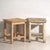 Bedside Tables in Pine Wood, Central Europe, 1940, Set of 2 For Sale - Image 4 of 4