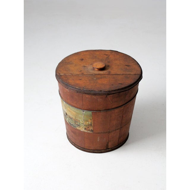 Antique Wooden Pantry Box Chairish