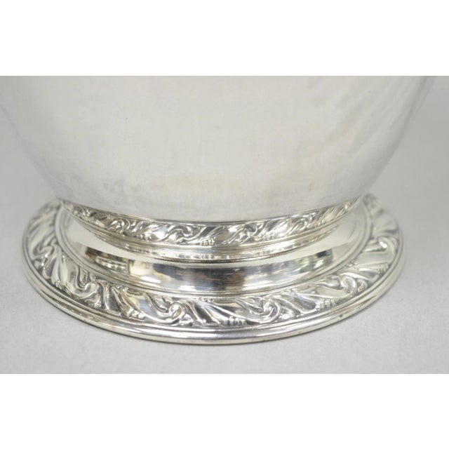 Mid 20th Century Vintage Oneida Briarcliff Victorian Silver Plated Water Pitcher For Sale - Image 5 of 12