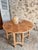 Wood Vintage French Gateleg Table Oval Drop-Leaf Dining Table, France, 1950 For Sale - Image 7 of 18