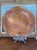 Striking mid-century solid wood bowl, hand-carved from a single piece of richly grained hardwood. This sculptural piece...