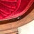 Antique American Empire Revival Mahogany Settee — Scroll Arms, Carved Paw Feet, Crimson Velvet For Sale - Image 11 of 12