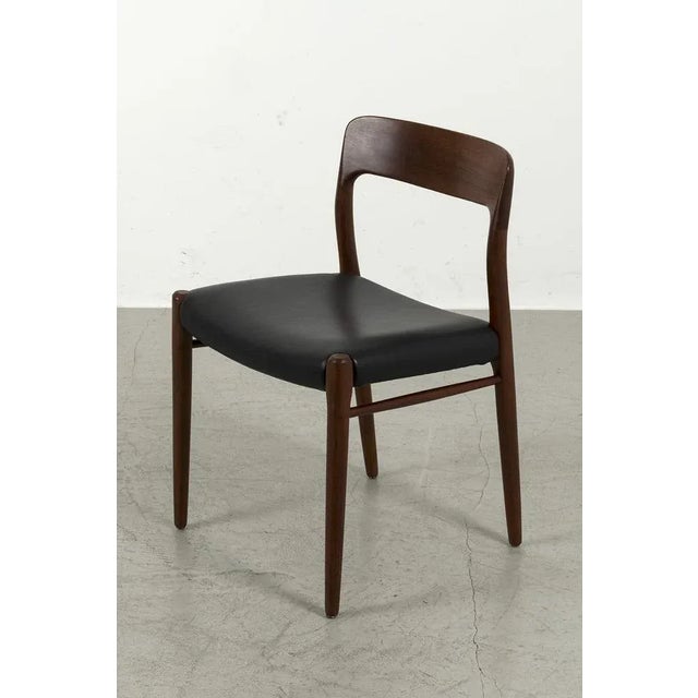 Model 75 Chairs by Niels Otto N. O. Møller, Set of 3 For Sale - Image 5 of 12