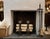 A Pair of Vintage Mid-Century Stylized Cast Iron Cat Andirons For Sale - Image 9 of 12