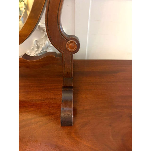 Antique Edwardian Mahogany Dressing Table Vanity Mirror, 1900 For Sale - Image 11 of 13