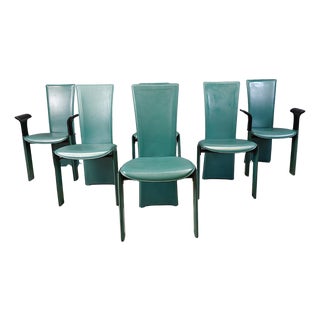 Vintage Dining Chairs attributed to Pietro Costantini, 1980s, Set of 6 For Sale