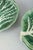 Vintage Faience Plates in the shape of Cabbage Leaves, 1960s, Set of 5 For Sale - Image 3 of 5