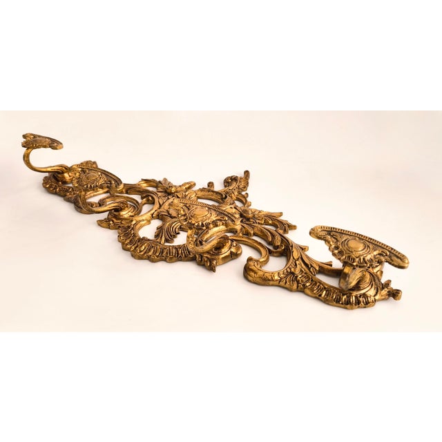 Mid-Century Modern 1950s Imperial-Style Bronze Coat Rack For Sale - Image 3 of 12