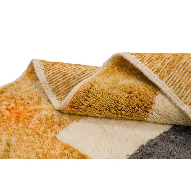 Early 21st Century Hand-Knotted Wool Rug by Azele Studio For Sale - Image 5 of 9