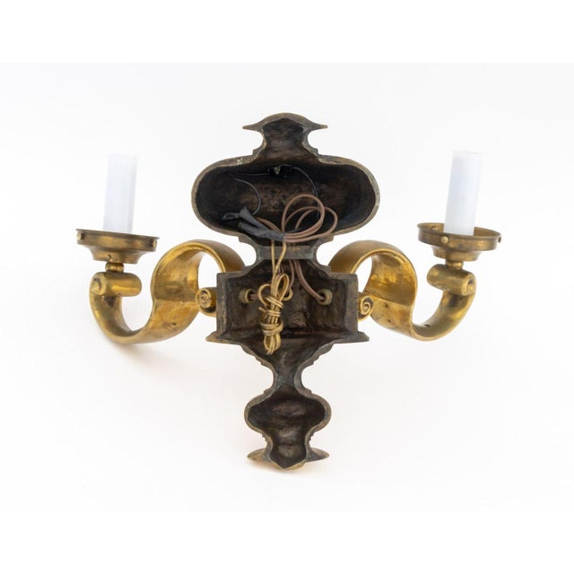 French Empire Style Bronze Three-Light Wall Sconce For Sale - Image 9 of 9