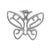 large Retired James Avery Butterfly Pendant in sterling. Weight and measurements in pics, no issues. -anderas James Avery...