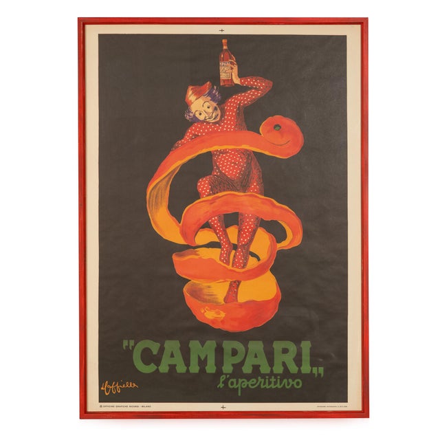 Vintage 20th Century Italian Campari Lo Spiritello Advertising Poster, 1970 For Sale - Image 15 of 15
