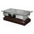 Italian Chrome, Smoked Glass and Wood Coffee Table, 1970s For Sale - Image 14 of 14
