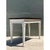 Mid 20th Century Vintage Stone and Wood Console Table For Sale - Image 5 of 12